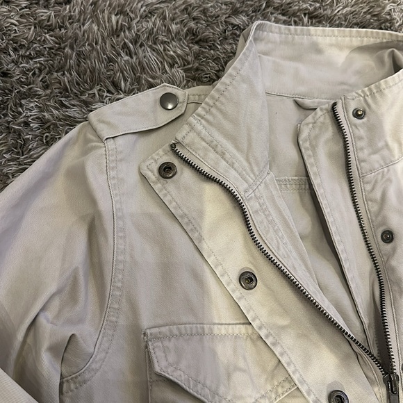 SINCERELY JULES Cream Canvas Jacket - Picture 3 of 4